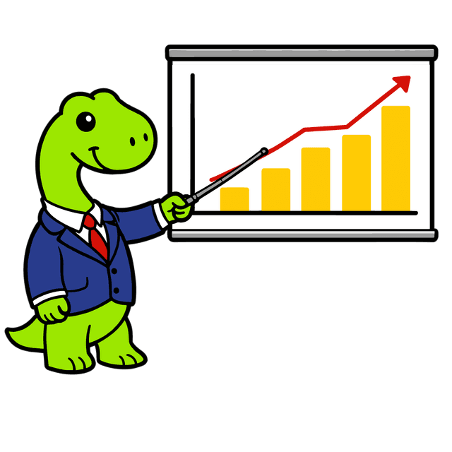 Chartosaur presenting data